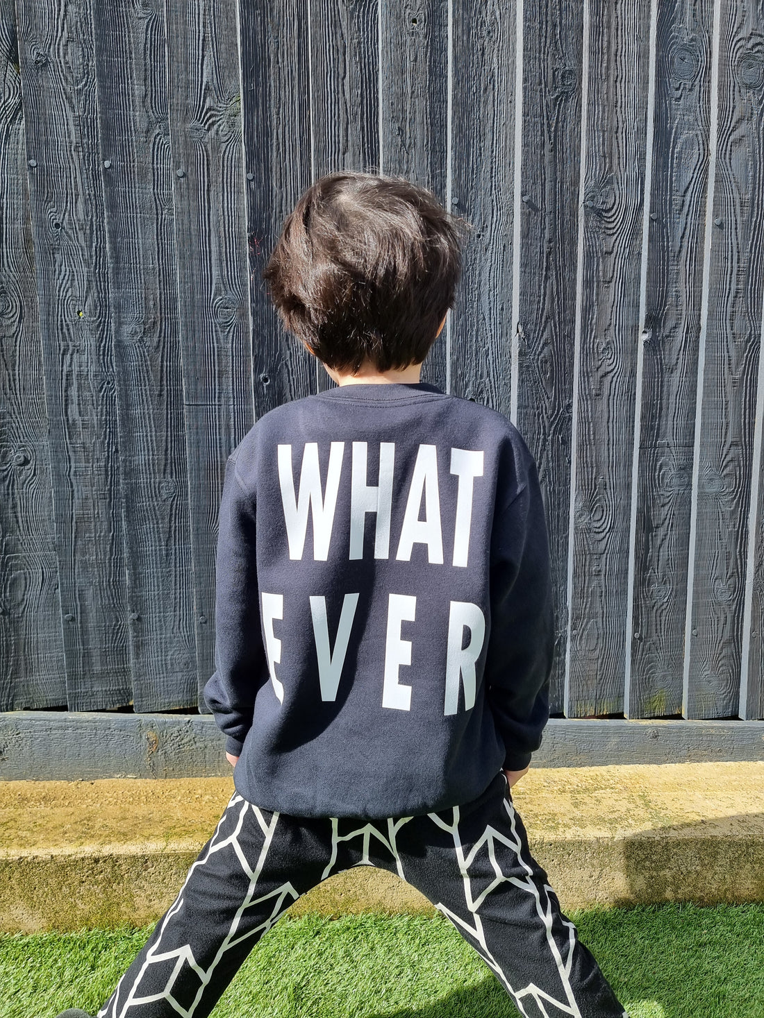 WHATEVER Slogan Jumper - Unisex Kids