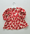 heart print dress