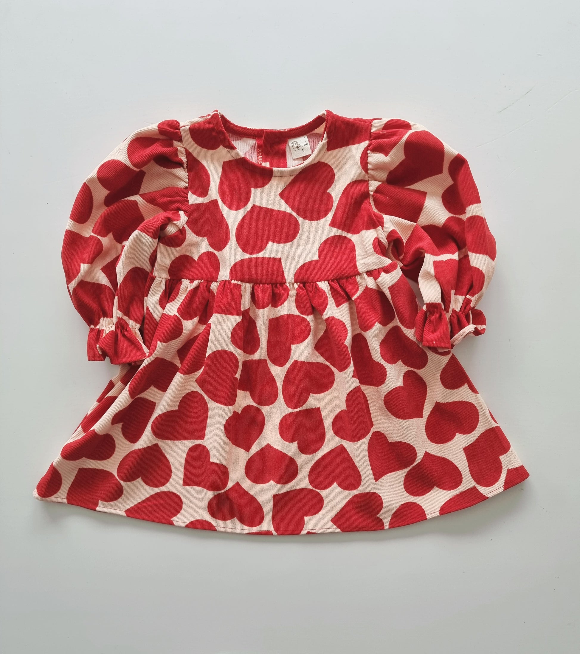 heart print dress